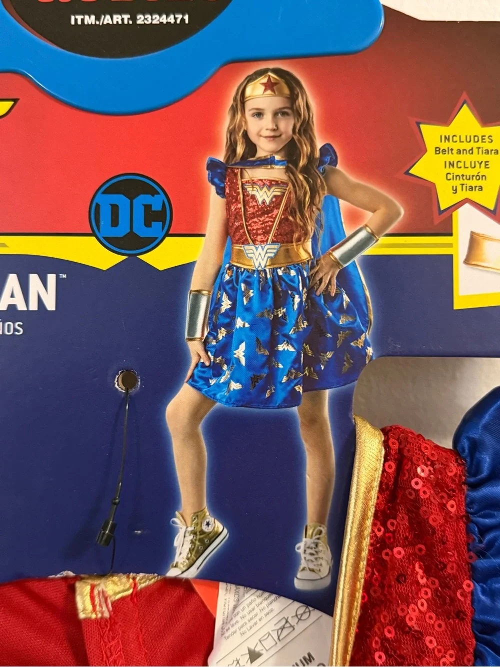 Girl's Licensed Costumes Wonder Woman size M(7-8)